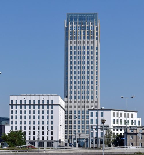 Kontrola dostępu w wieżowcu biurowym Unity Tower / Unity Centre, Kraków
